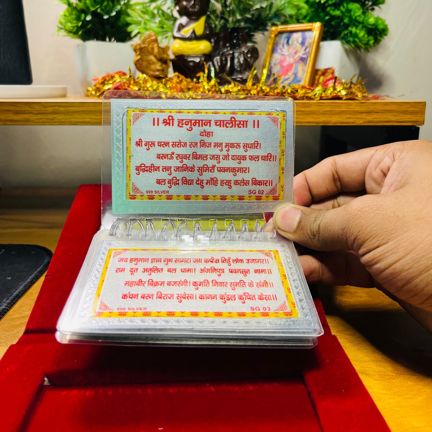 999 Pure Silver Hanuman Chalisa – Divinity in Your Hands!