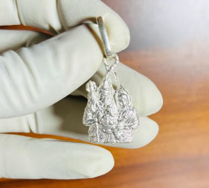 👨👩👦👦 Shiv Parivar Pendant – Pure Silver | Complete Divine Family of Shiva, Parvati, Ganesh & Kartikeya
