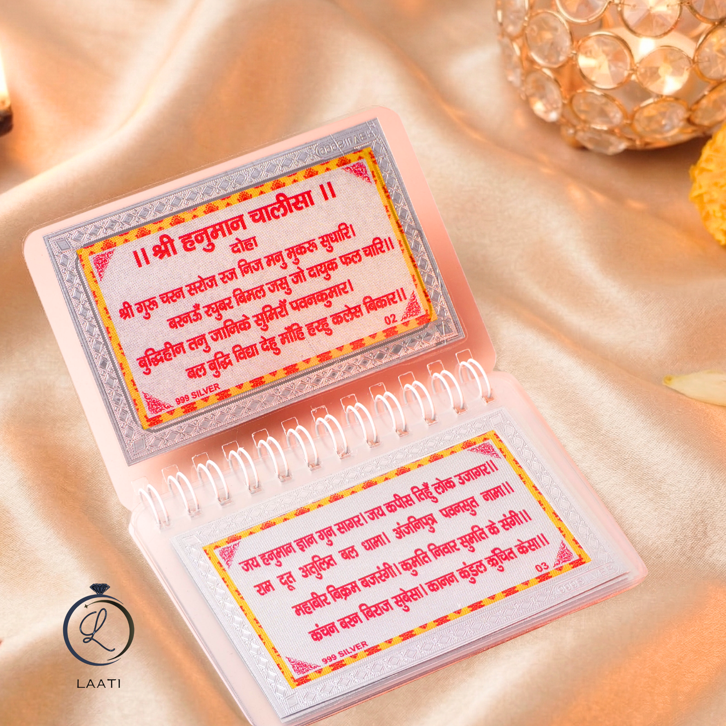 999 Pure Silver Hanuman Chalisa – Divinity in Your Hands!