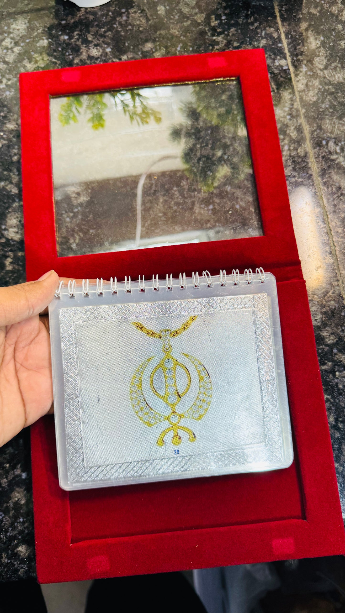 Japji sahib made in 999 pure silver