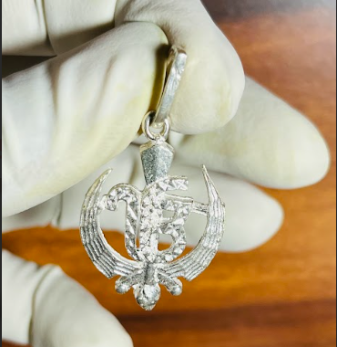 ⚔️ Ik Onkar Khanda Sahib Pendant – Pure Silver | Sikh Symbol of Faith, Unity & Courage