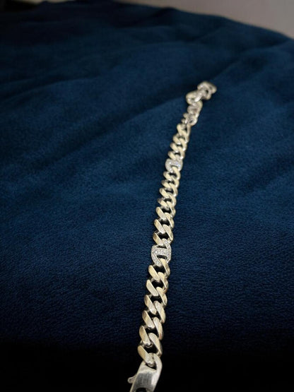 Stone Work silver Bracelet
