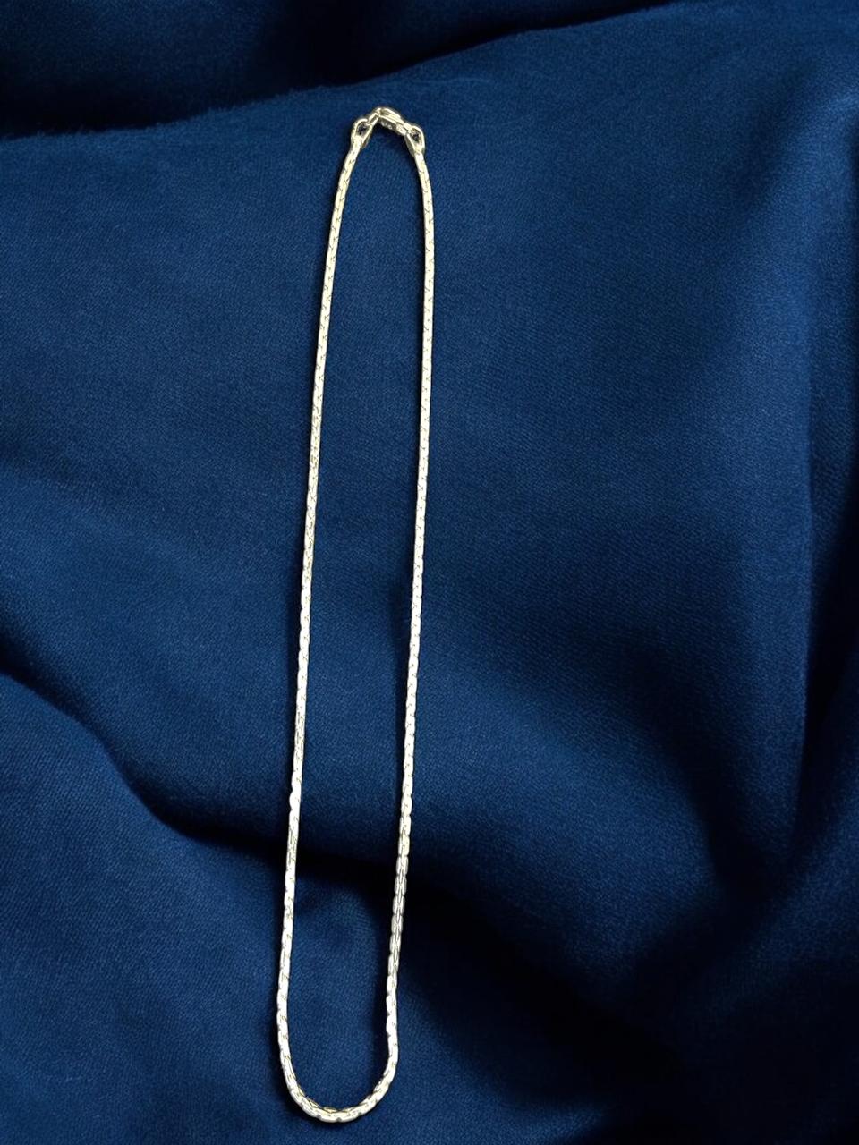 Silver chain light weight