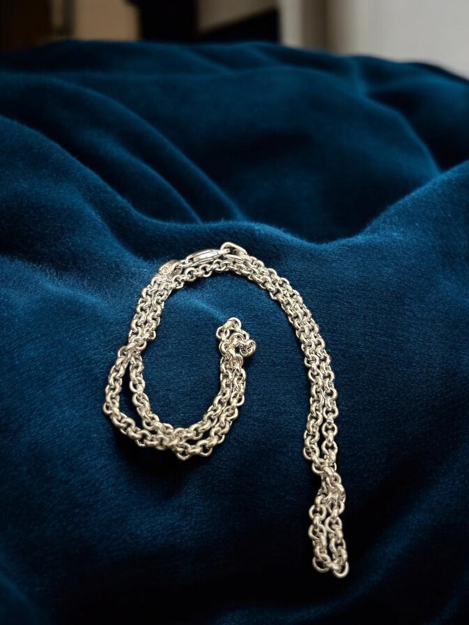 Unique design Silver Chain with Traditional Touch