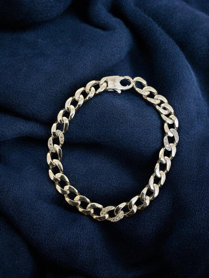 Silver Bracelet with Stone works